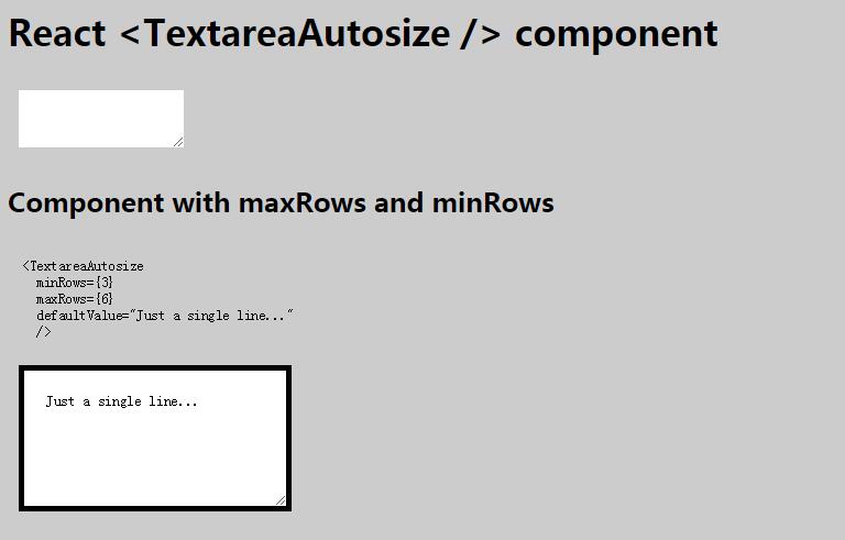 Textarea React Js Examples