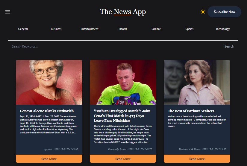 The News App Using React Js And Tailwind Css Hot Sex Picture