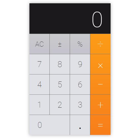 iOS Calculator app in React.js