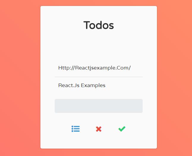 React + Redux Todo app - React.js Examples
