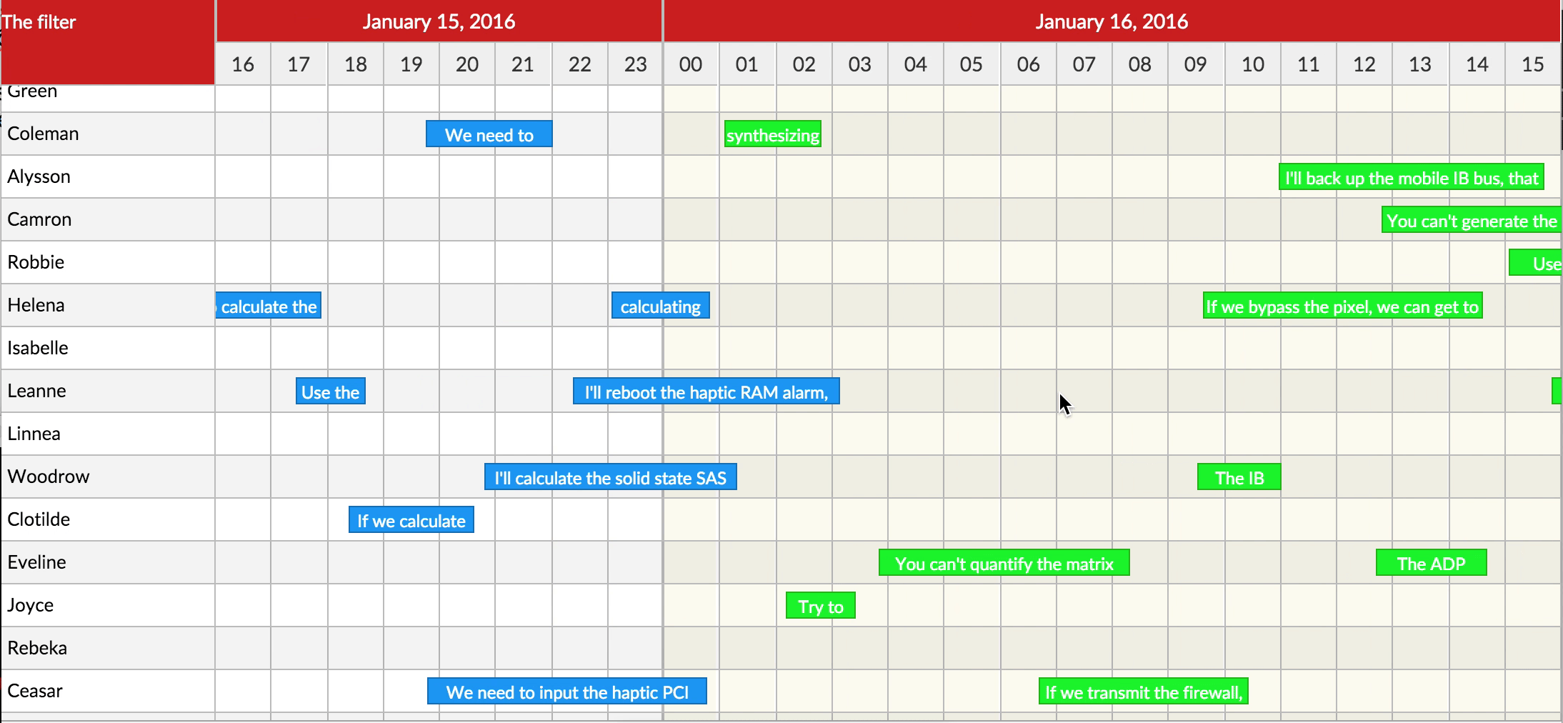 React-Calendar-Timeline