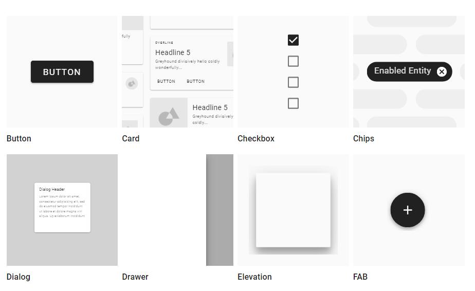 Material Components Web Examples