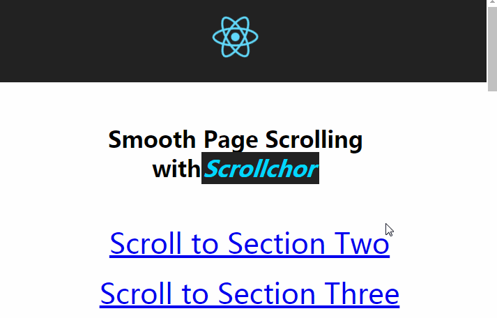 A React component for scroll to #hash links with smooth animations