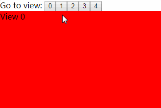 horizontal slide transitions between components