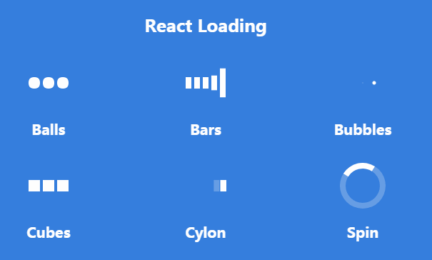 React component for loading animations
