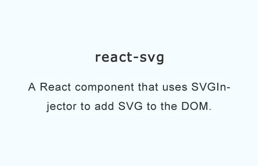 Download A React Component That Uses Svginjector To Add Svg To The Dom