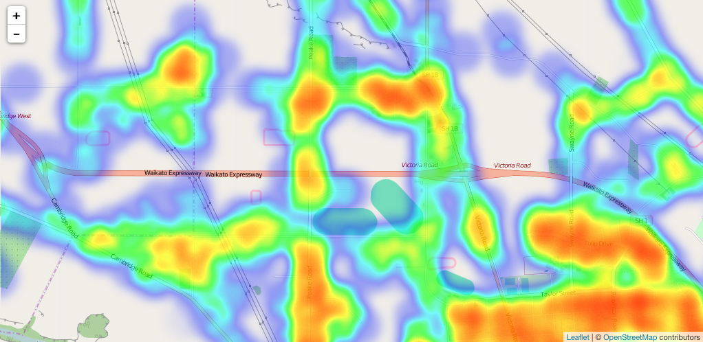 react-leaflet-heatmap-layer