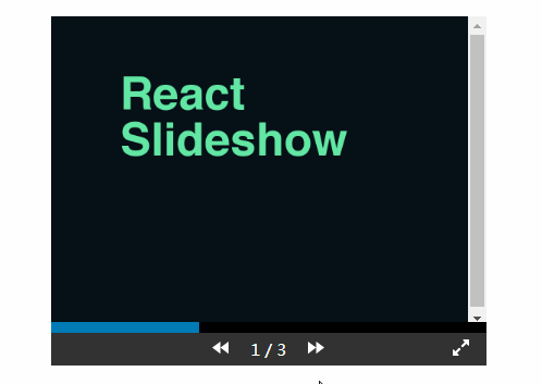 presentation in react