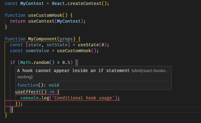 tslint-rule-for-detecting-invalid-uses-of-react-hooks