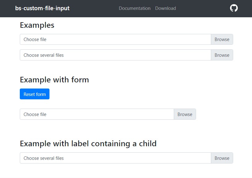 file input react bootstrap