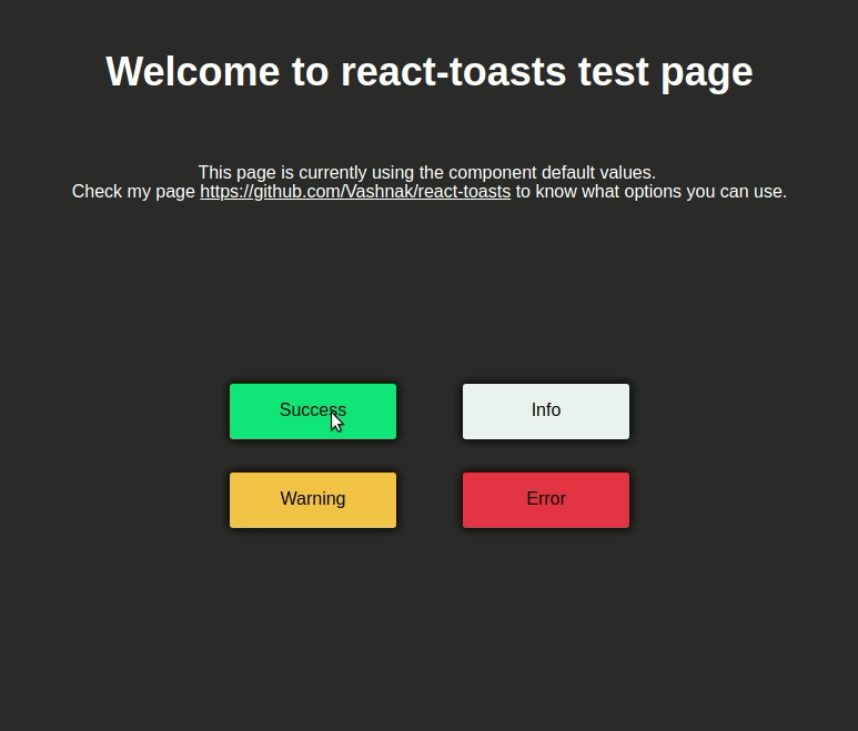 Lightweight-react-toasts-managerV