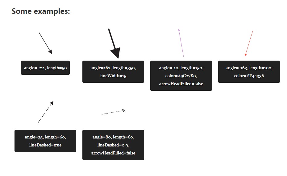 Download React component that renders a SVG arrow