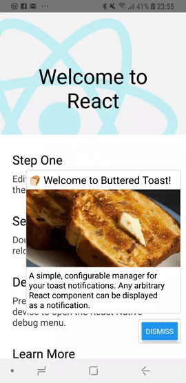 react-native-buttered-toast