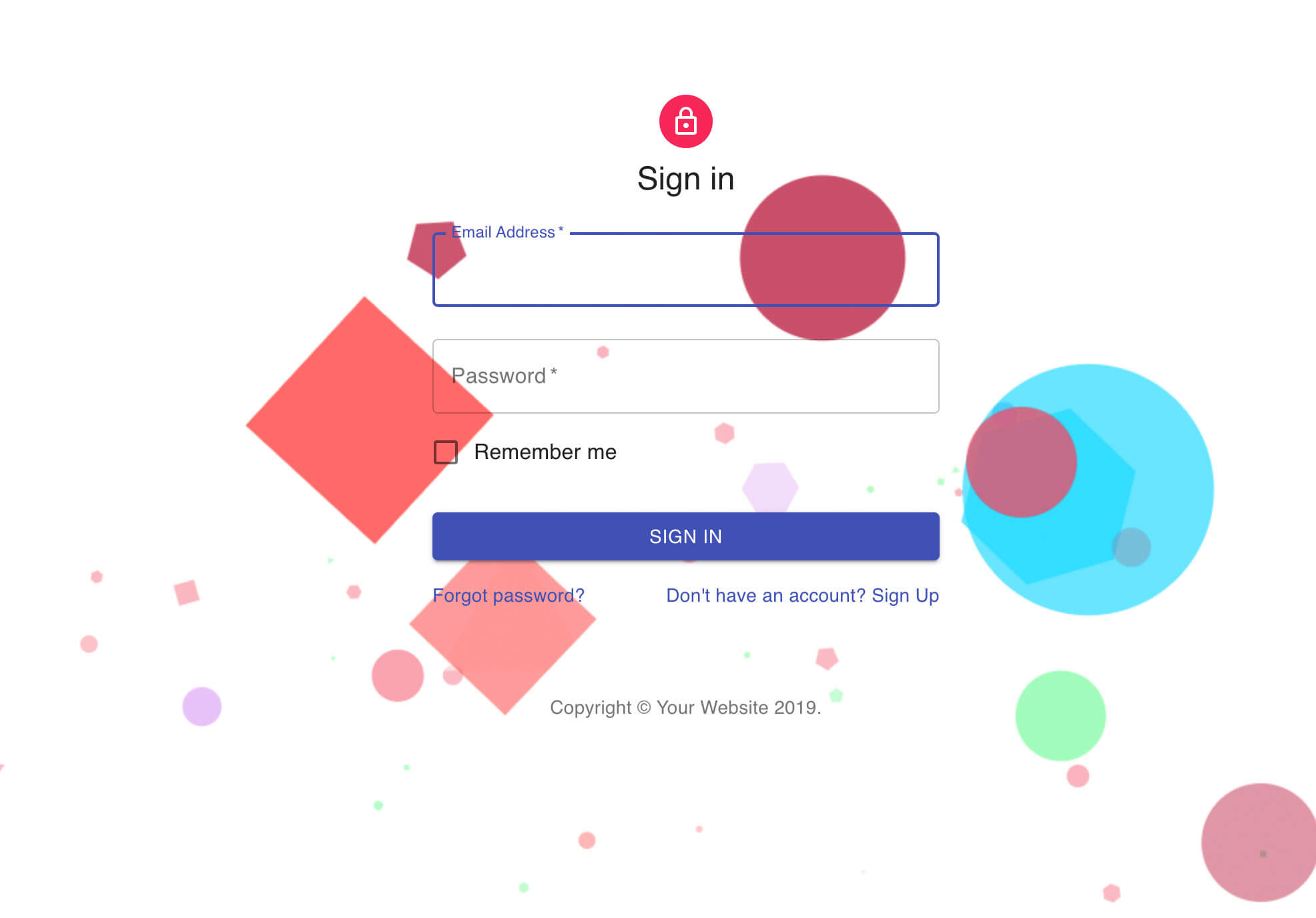 React background color. React animation. React picture.