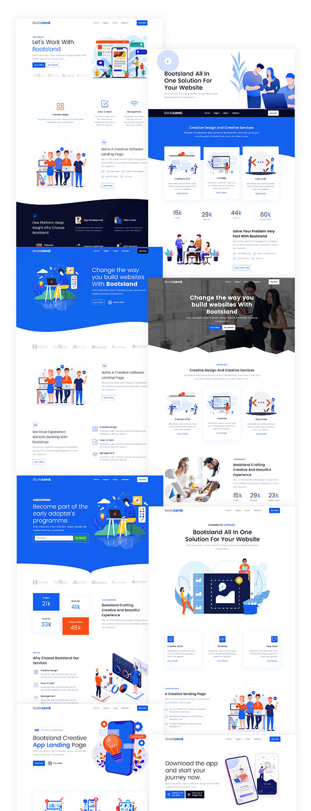  Download 35 React Landing Page Template Free Download