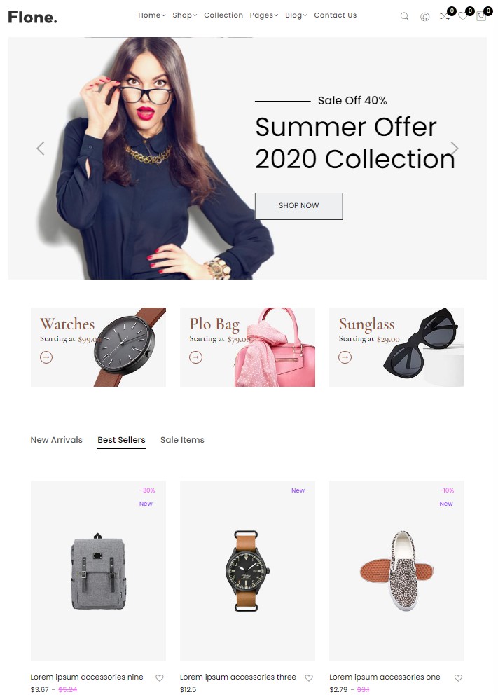 Flone React Js Ecommerce Template Free Download