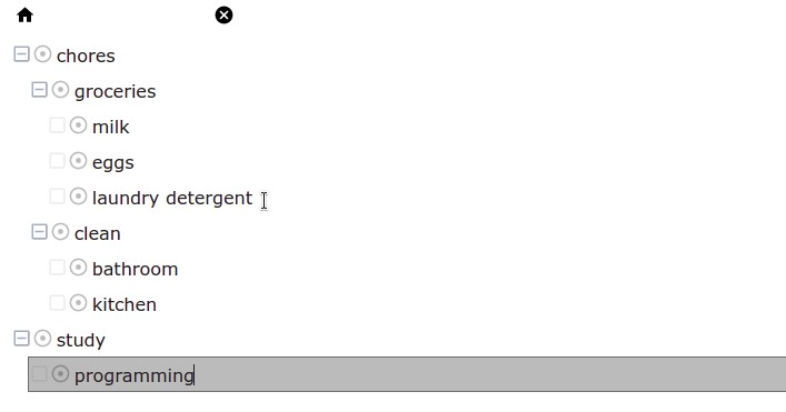 A react component editor/view for tree and graph data structures