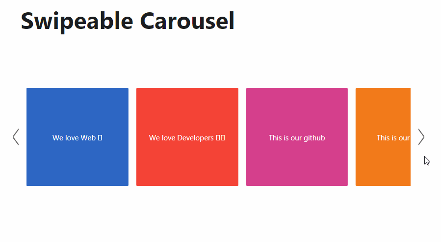 A Lightweight carousel component for react