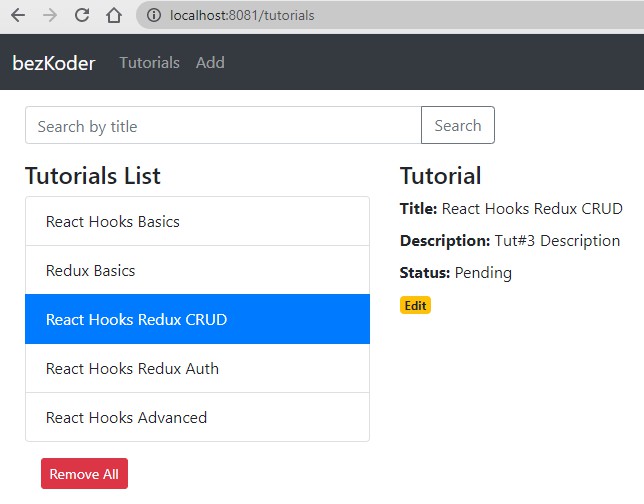 Axios Hooks Example