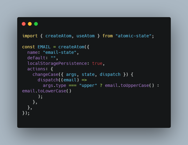 State managment library for React and React Native apps