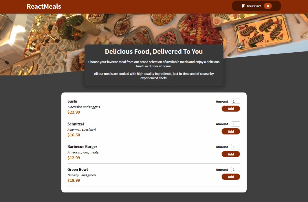 Food - React.js Examples