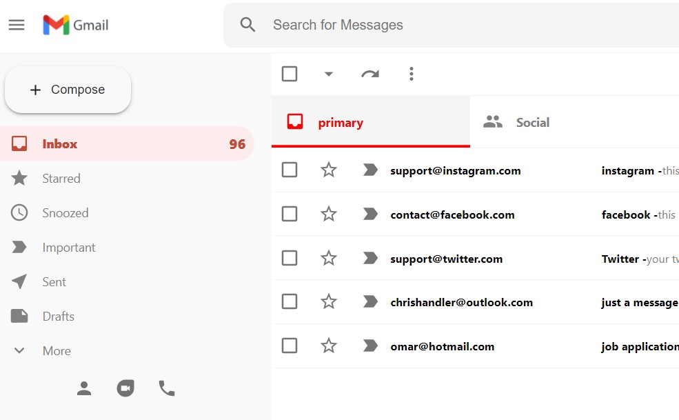 A Clone of Gmail web Application built in React, redux, firebase And material-UI