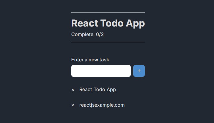 A Basic React Todo Add With Typescript And Vite