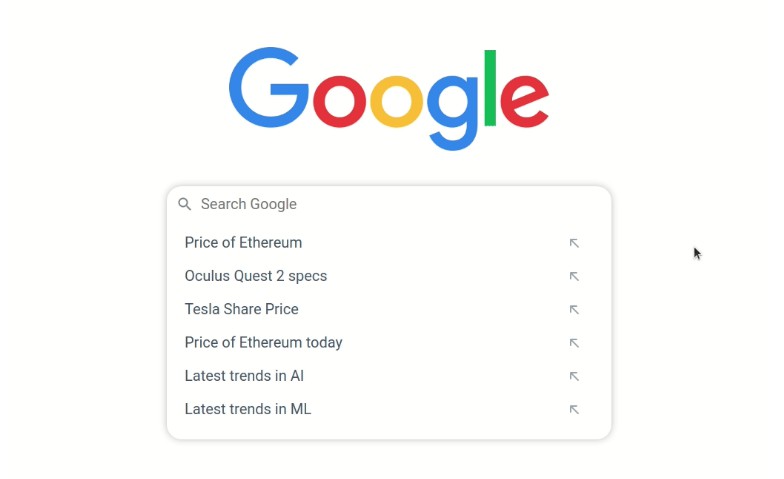 Google Search Suggestions App Built Using React