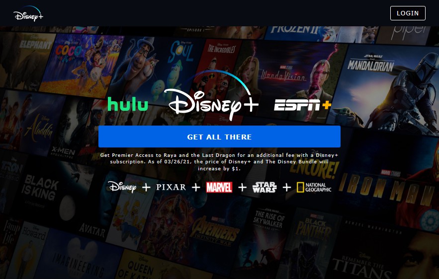 Disney Plus Clone created with reactjs