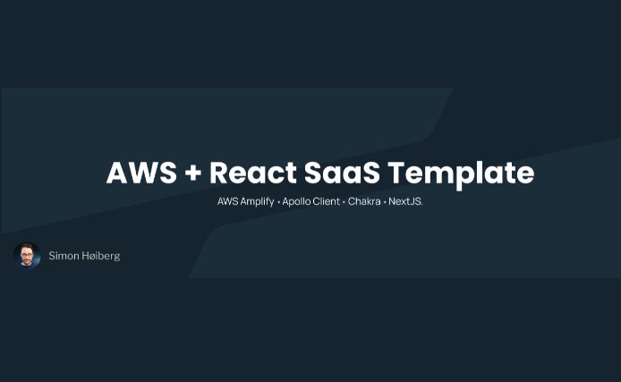 SaaS template for AWS, Amplify, React, NextJS and Chakra