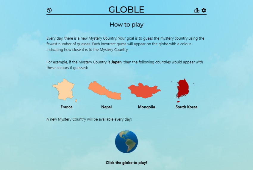Globle Game Use Your Geography Knowledge To Figure Out The Mystery