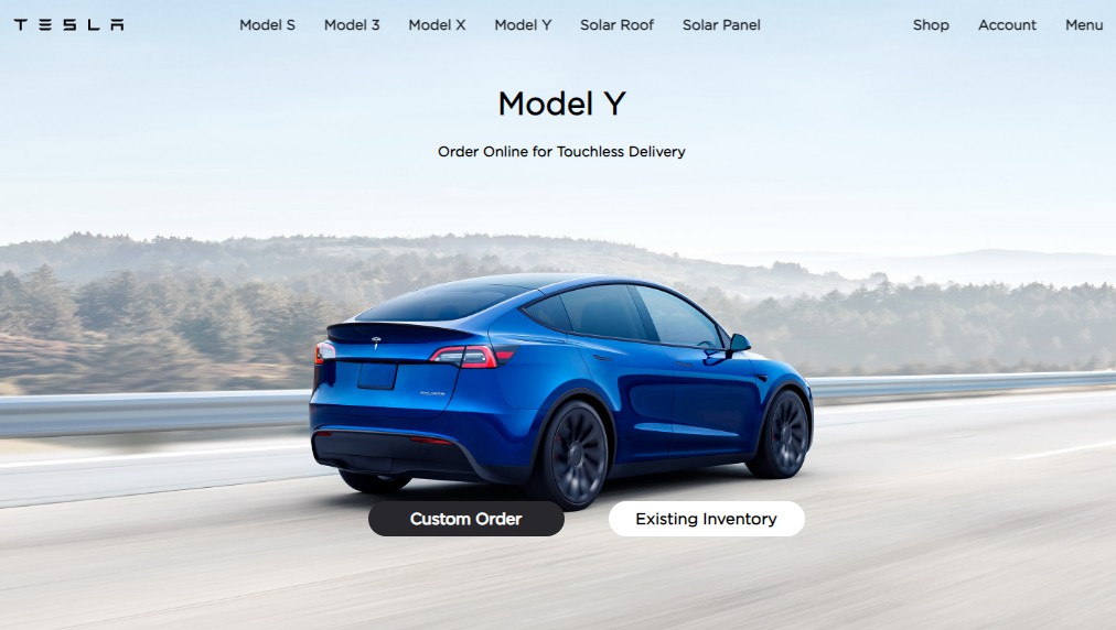 A Clone Of The Tesla Website Developed In React LaptrinhX