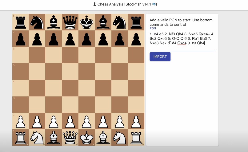 analyse and store a annotated game by stockfish in scid - Chess Stack  Exchange