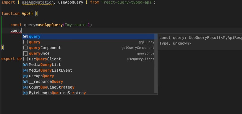 An Opinioneted Wrapper Around React-query To Implement Fully Typed Api 