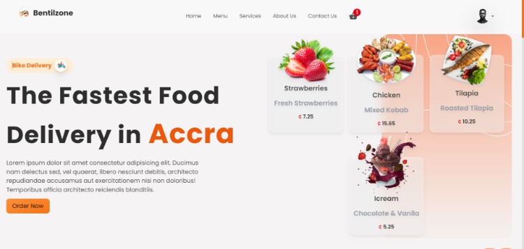 Restaurant Food Ordering App Built With React