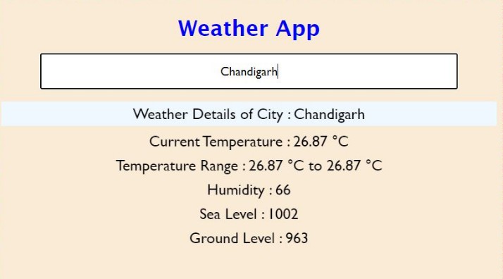 Weather - React.js Examples
