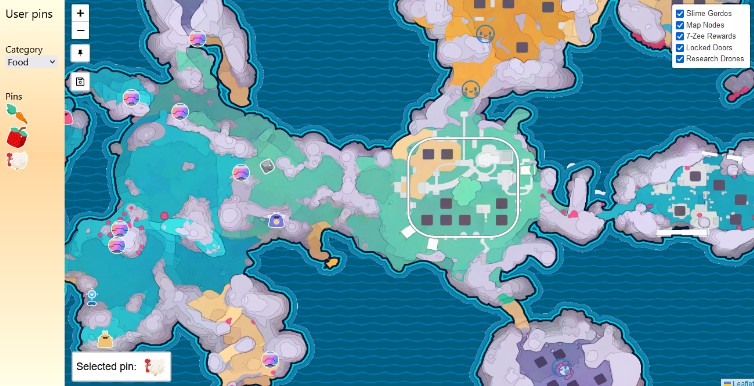 Been making an interactive map for Slime Rancher 2 :) (Second image is the  full uncovered map) : r/slimerancher