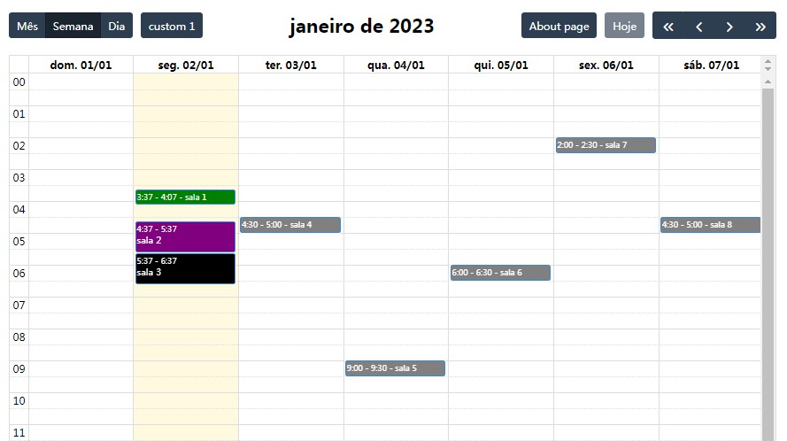 FullCalendar React js Examples