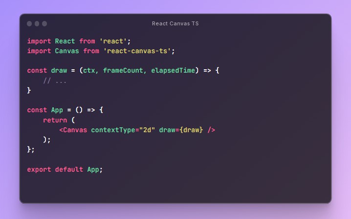 Canvas - React.js Examples