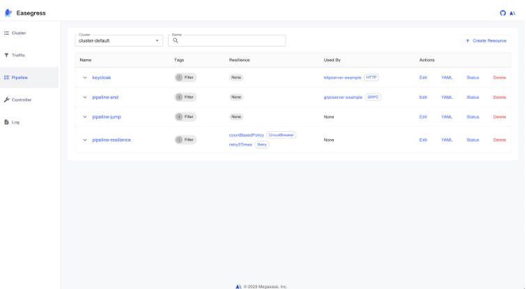 An open-source user interface for the Easegress traffic orchestration ...