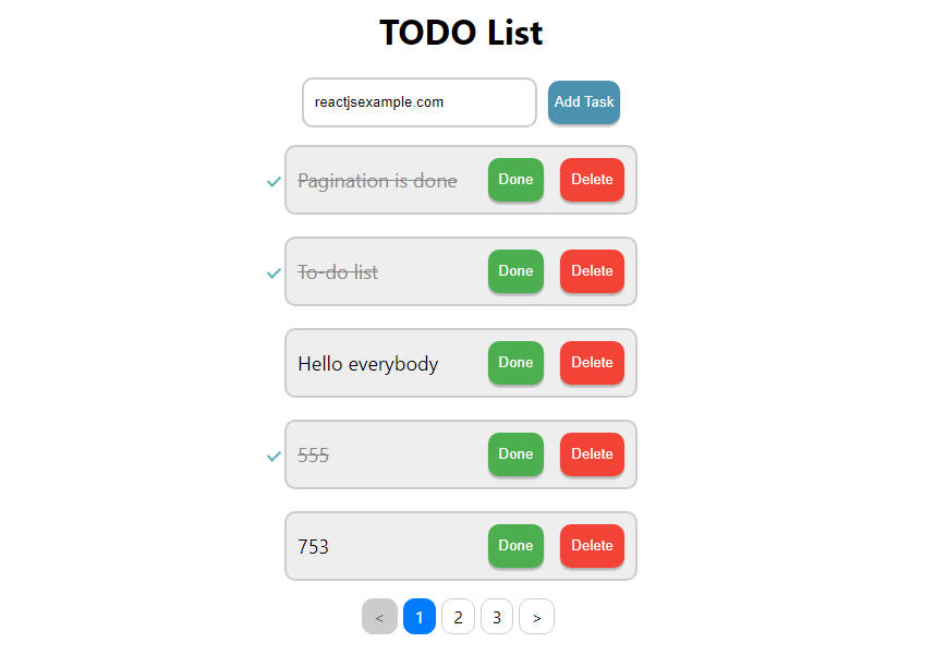 TODO List React Application