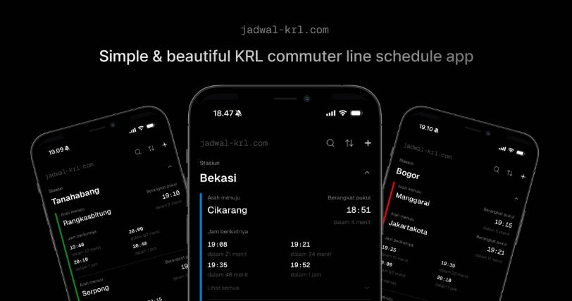 A Simple Indonesian train commuter line schedule app built with Next.js